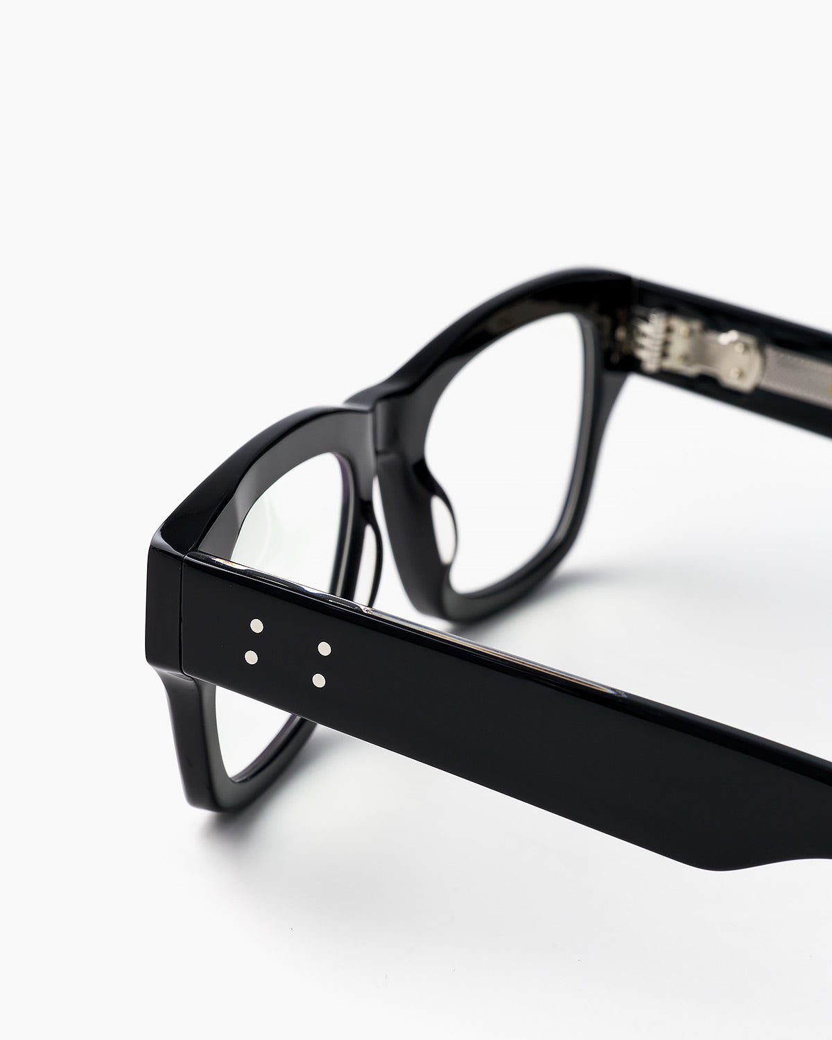ME & JOE Nolan black optical glasses – detailed view