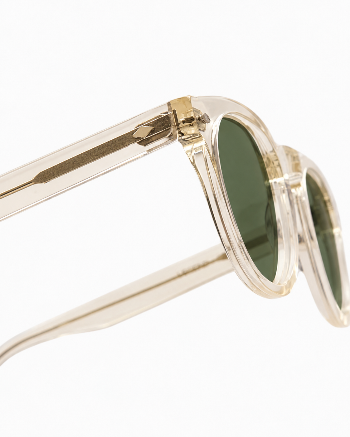 ME & JOE legend champagne sunglasses – frame detail