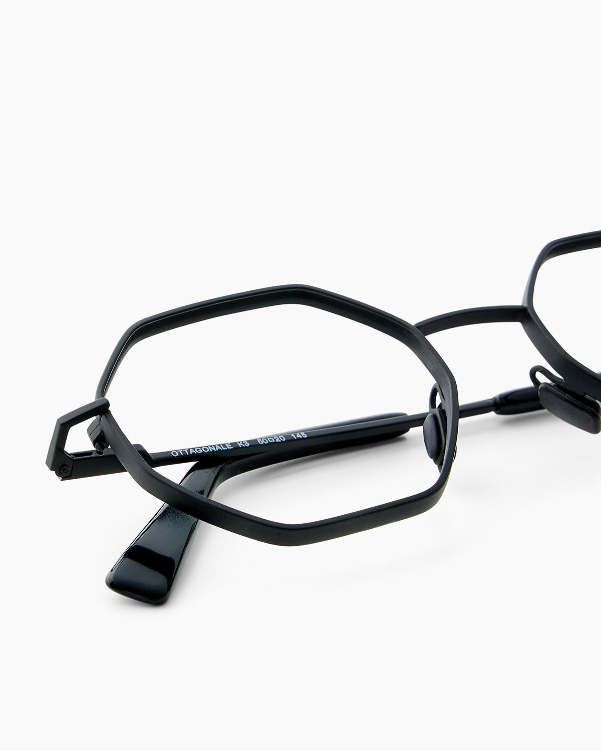 OPTICAL-WOMEN-MEN-UNISEX-OTTAGONALE-BLACK-DETAIL |BLACK