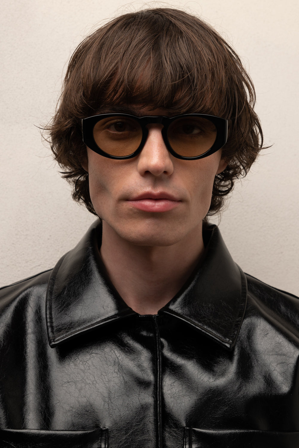 SUNGLASSES-MEN-UNISEX-CUSTOMLENSES-SAND-ONASSIS-BLACK-FRONT |BLACK CUSTOM LENSES-SAND