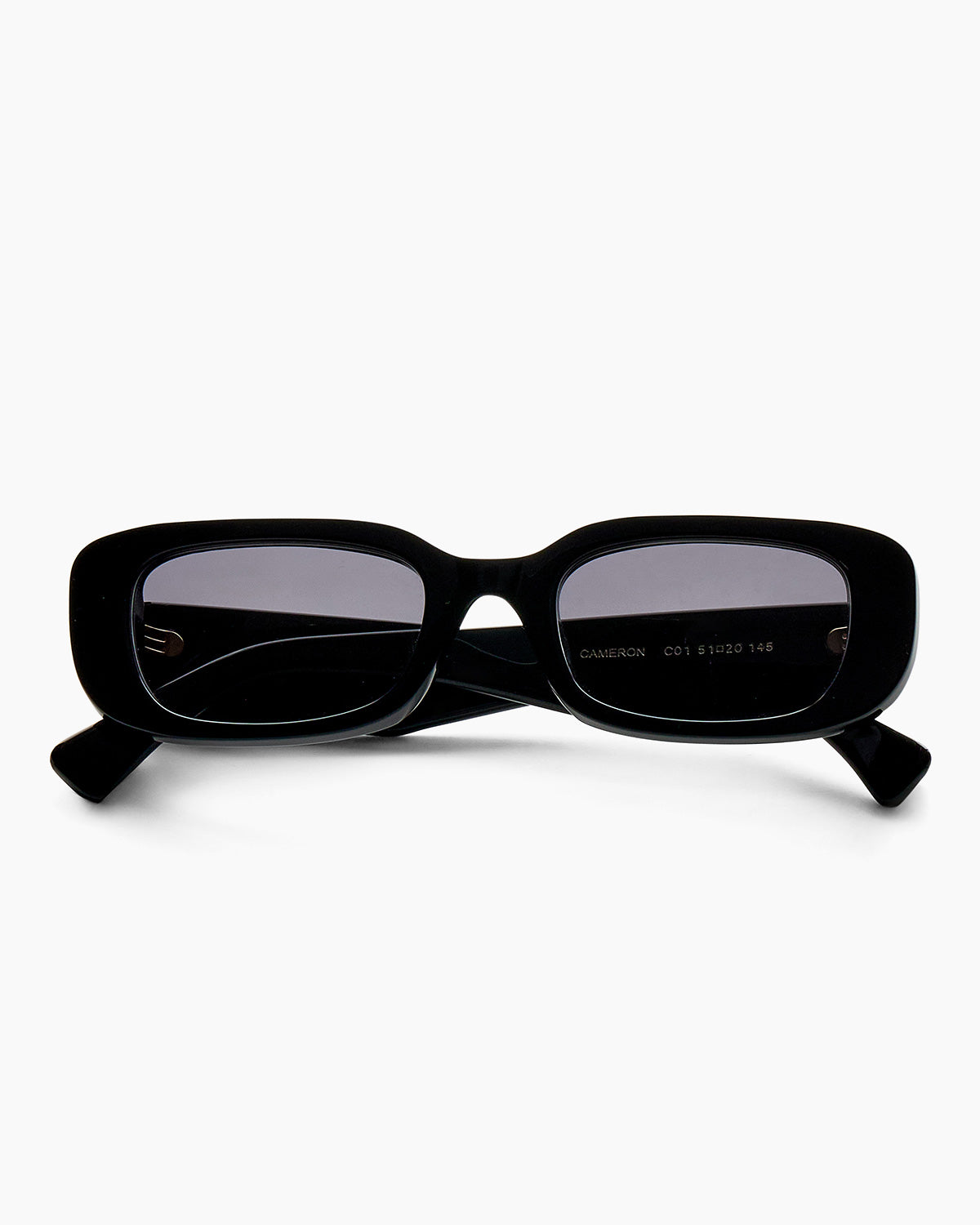 SUNGLASSES-WOMEN-MEN-UNISEX-CAMERON-BLACK-FRONT |BLACK