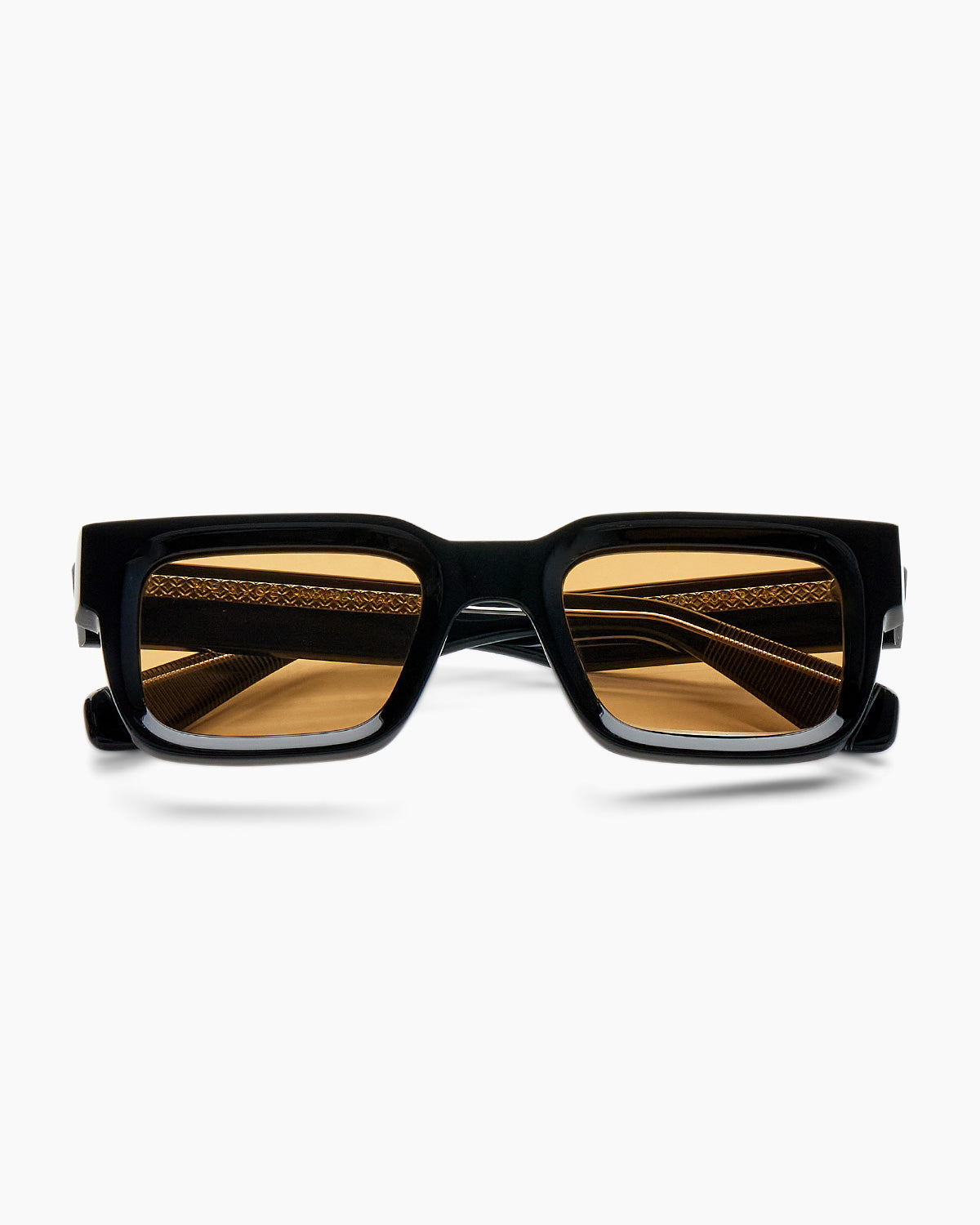 SUNGLASSES-WOMEN-MEN-UNISEX-COOPER-BLACK-CUSTOMLENSES-SUNSET-FRONT |BLACK CUSTOM LENSES-SUNSET