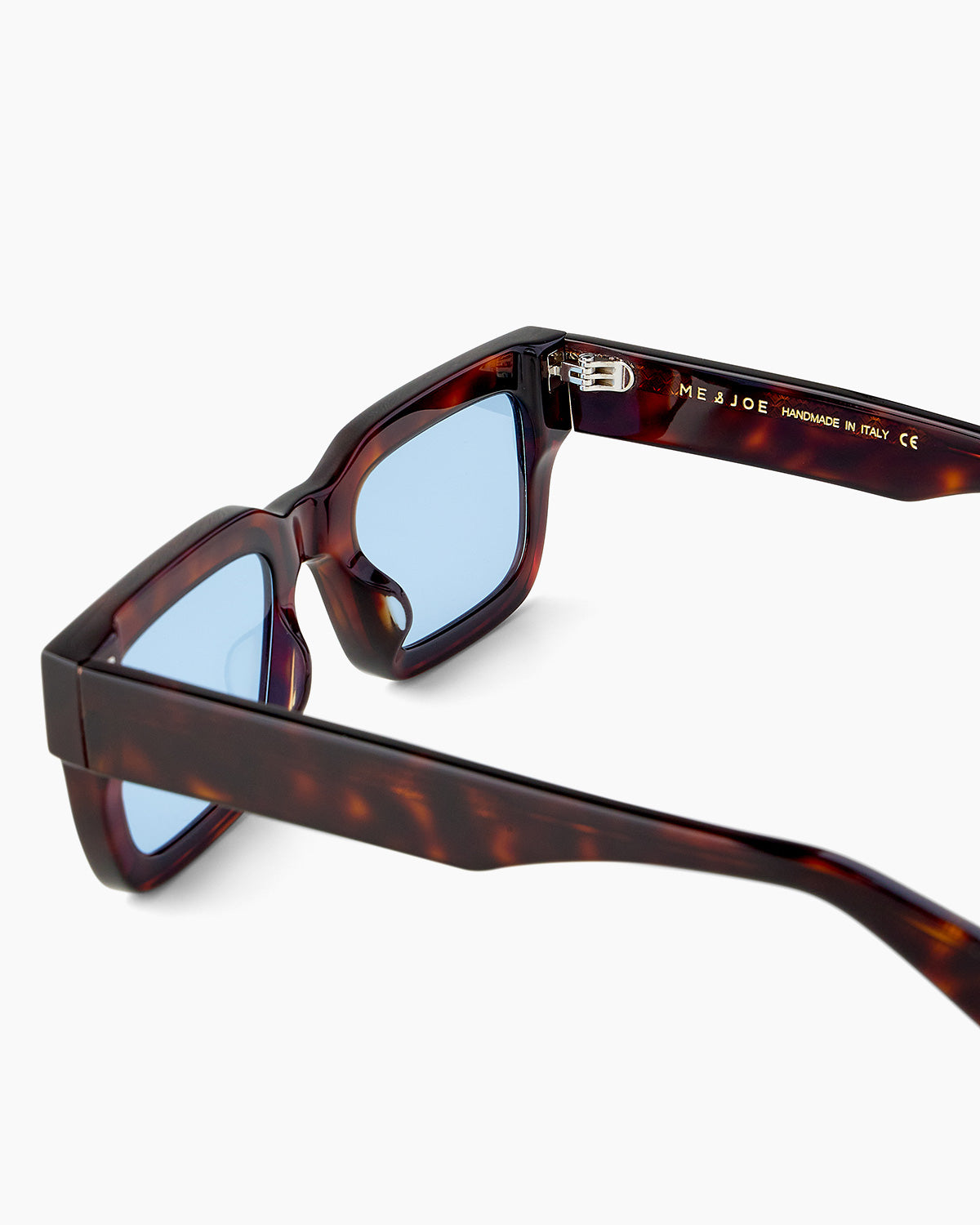 SUNGLASSES-WOMEN-MEN-UNISEX-COOPER-TORTOISE-CUSTOMLENSES-BLUE JEAN-DETAIL |TORTOISE CUSTOM LENSES-BLUE JEAN