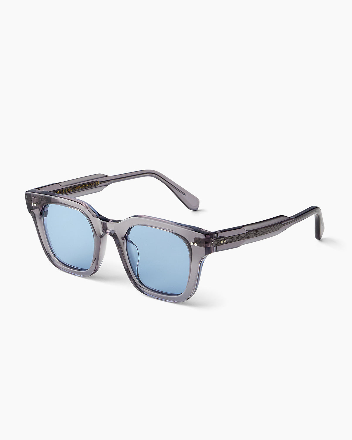 SUNGLASSES-WOMEN-MEN-UNISEX-ROBERT-GREY-CUSTOMLENSES-BLUE JEAN-SIDE |GREY CUSTOM LENSES-BLUE JEAN
