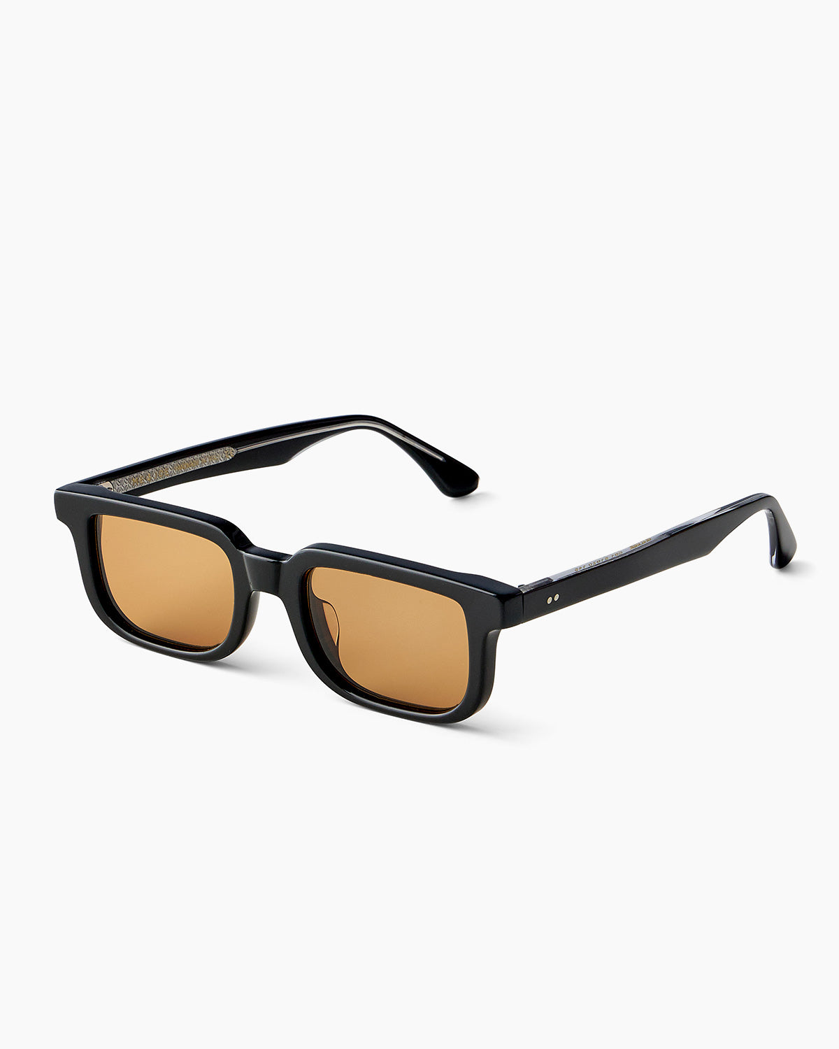 SUNGLASSES-WOMEN-MEN-UNISEX-WALKER-BLACK-CUSTOMLENSES-SUNSET-SIDE |BLACK CUSTOM LENSES-SUNSET