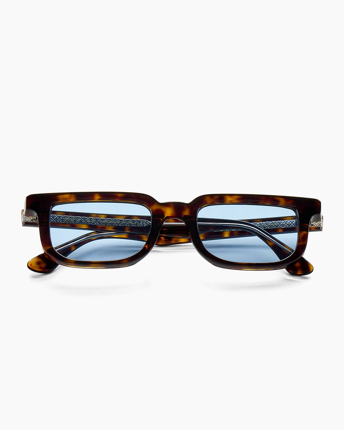 SUNGLASSES-WOMEN-MEN-UNISEX-WALKER-TORTOISE-CUSTOMLENSES-BLUEJEAN-FRONT |TORTOISE CUSTOM LENSES-BLUE JEAN