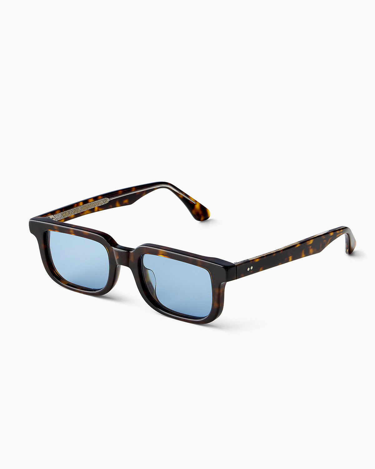 SUNGLASSES-WOMEN-MEN-UNISEX-WALKER-TORTOISE-CUSTOMLENSES-BLUEJEAN-SIDE |TORTOISE CUSTOM LENSES-BLUE JEAN