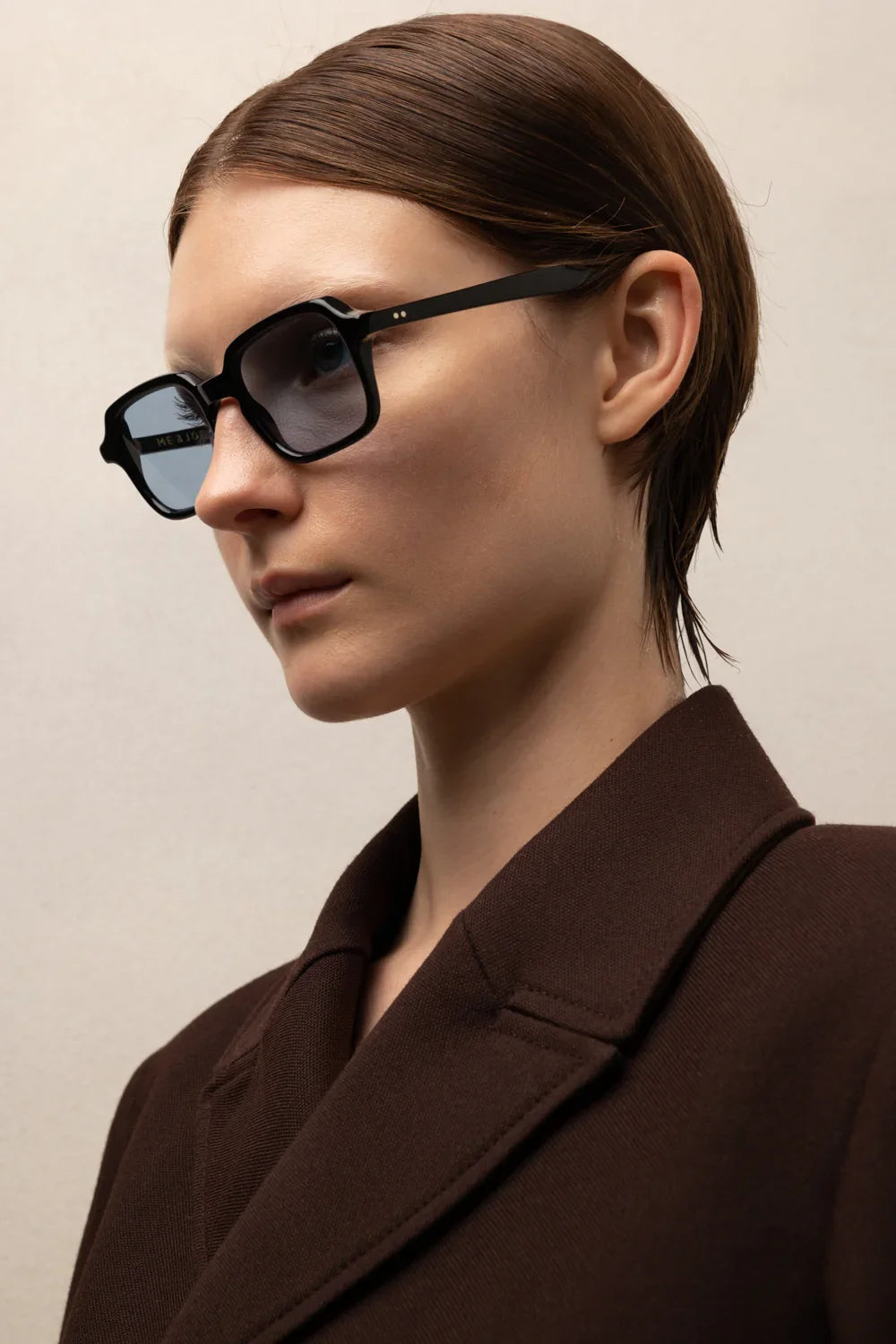 SUNGLASSES-WOMEN-UNISEX-CUSTOMLENSES-BLUEJEAN-DUKE-BLACK-SIDE |BLACK CUSTOM LENSES-BLUE JEAN