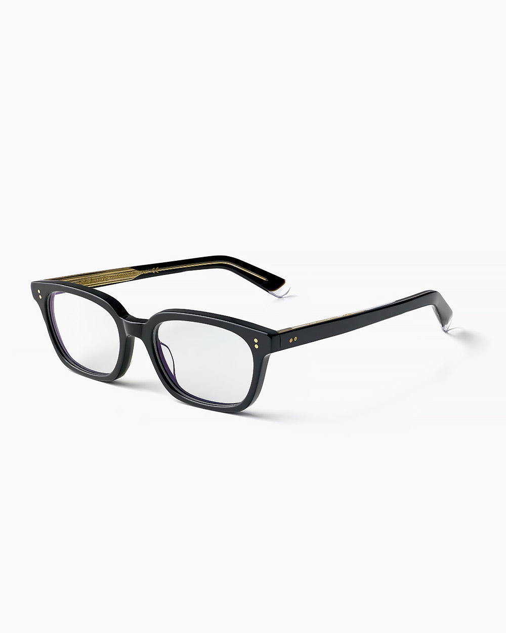ME & JOE Alba black optical glasses – three-quarter view
