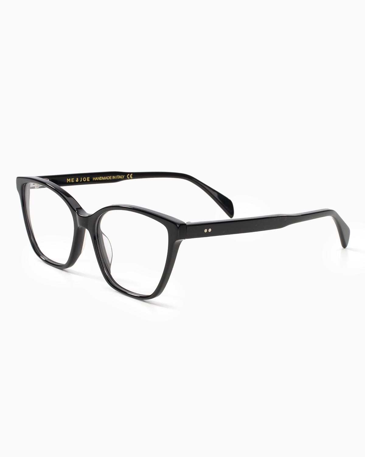 ME & JOE Amelie black optical glasses -front three-quarter view