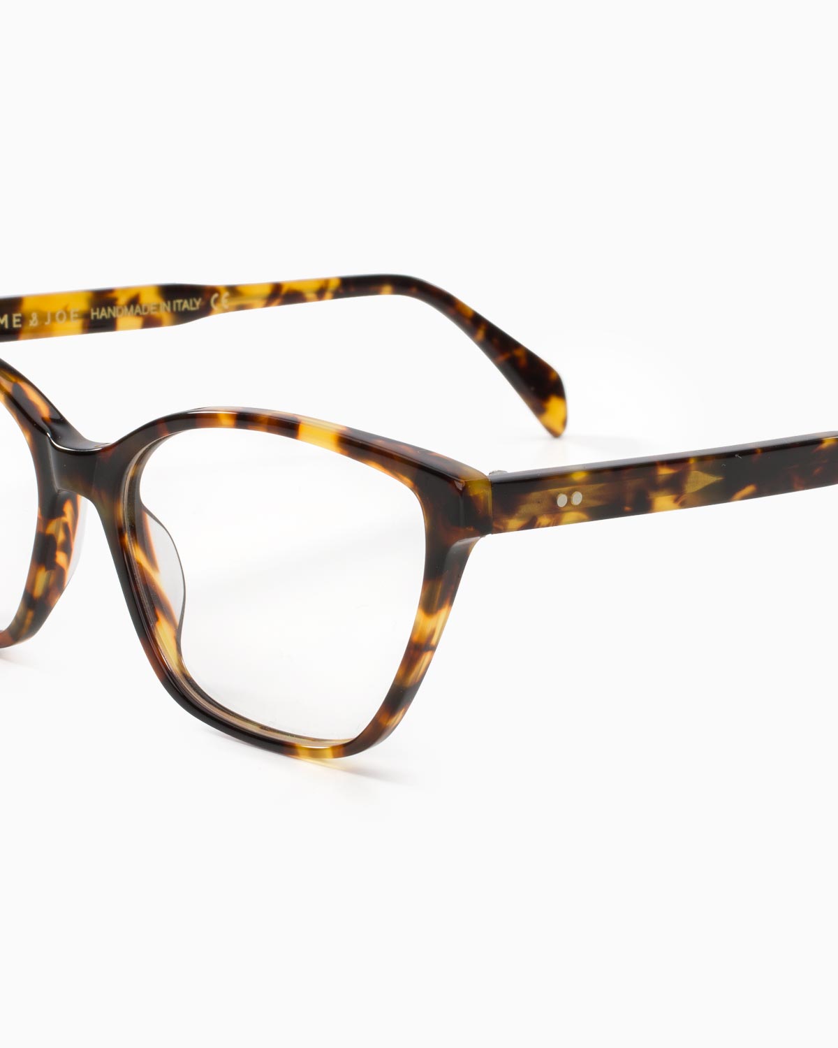 ME & JOE Amelie spiced tortoise optical glasses -frame detail