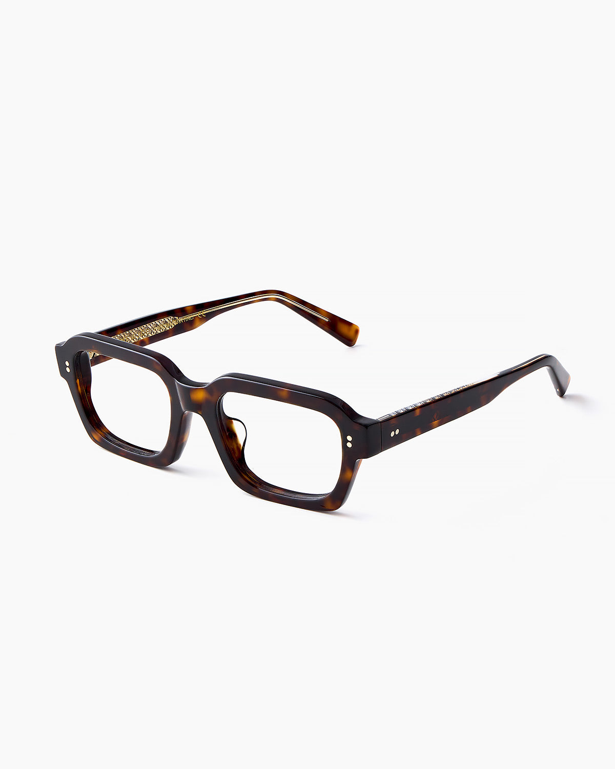 ME & JOE America tortoise optical glasses – three-quarter view