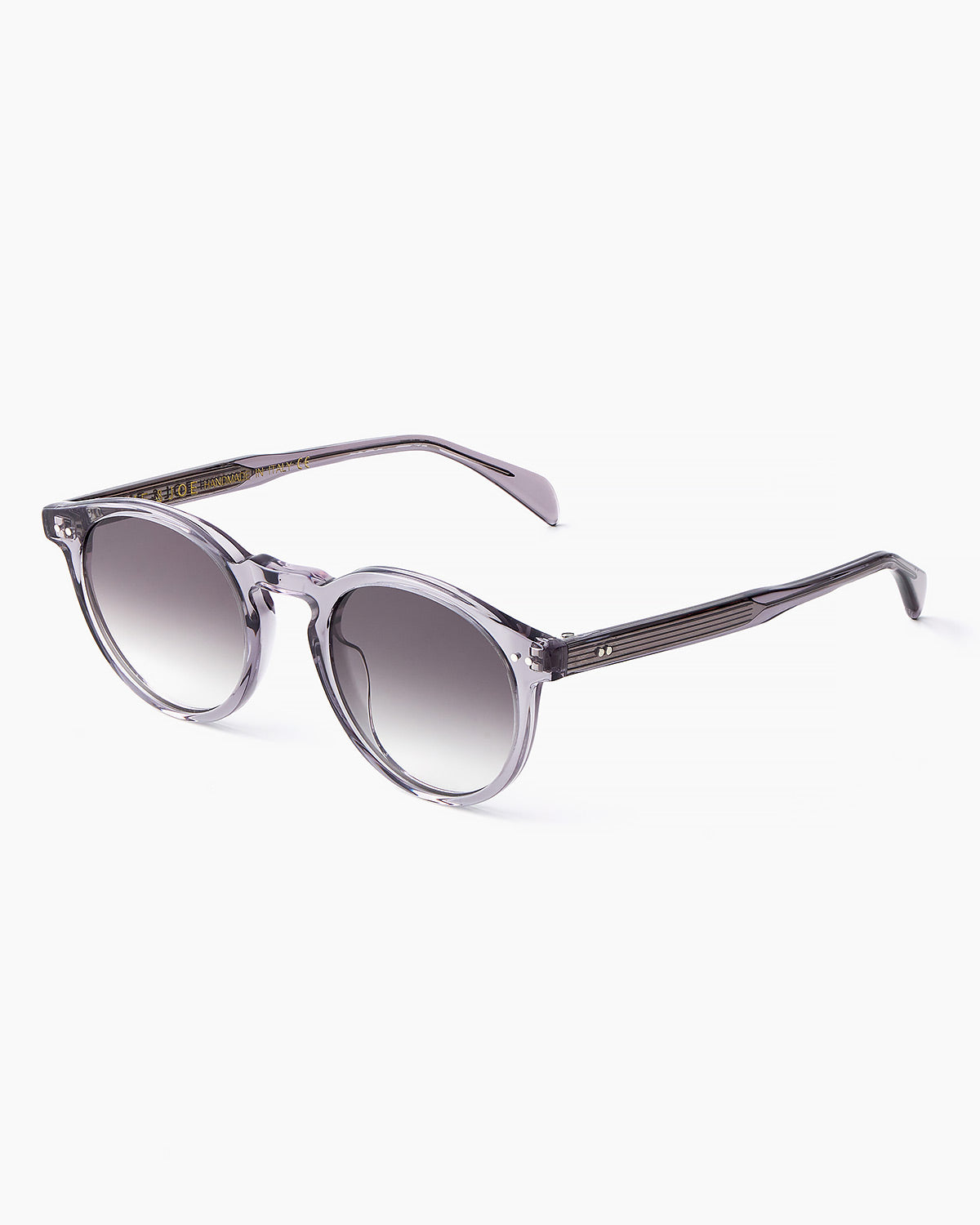 ME & JOE Benjamin grey sunglasses – three-quarter view