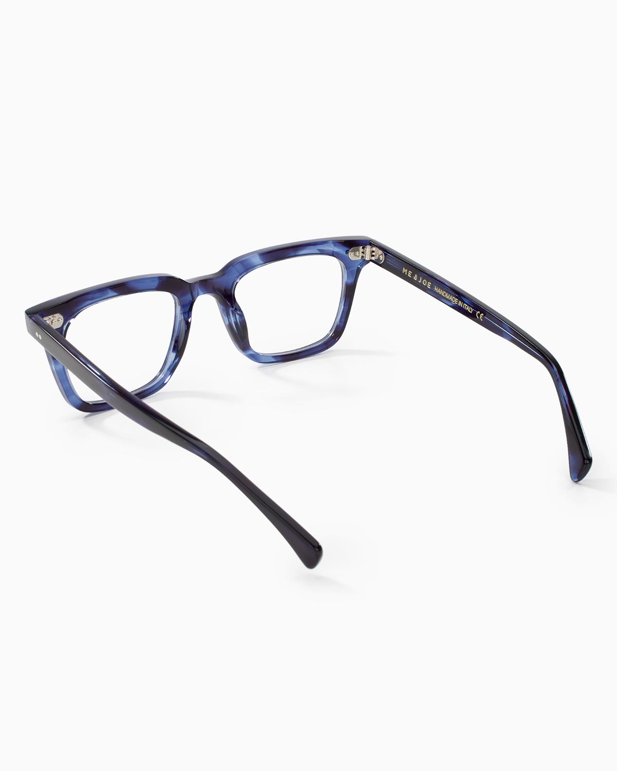 ME & JOE Blair blue optical glasses -rear three-quarter view