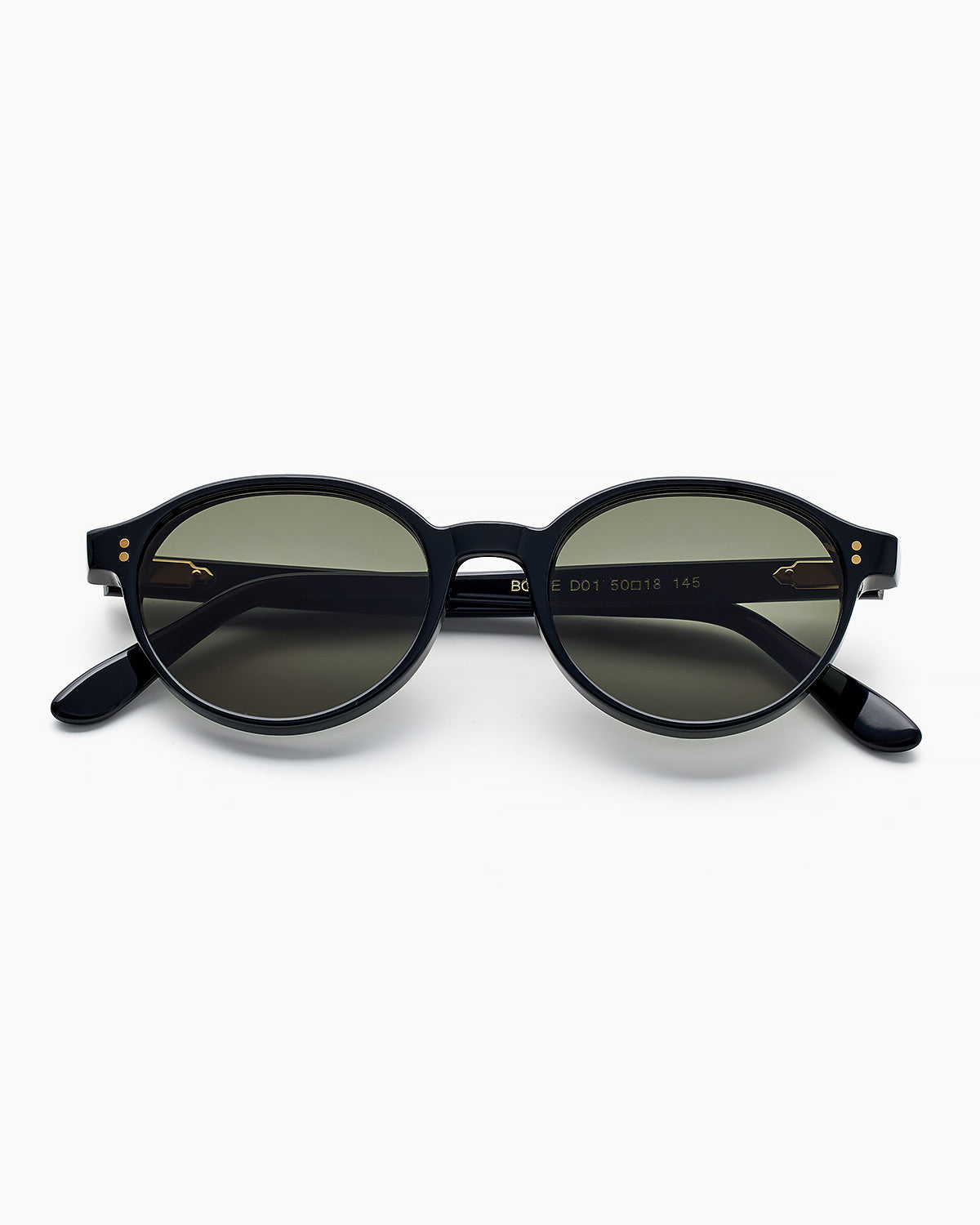 ME & JOE Bowie black sunglasses – front view