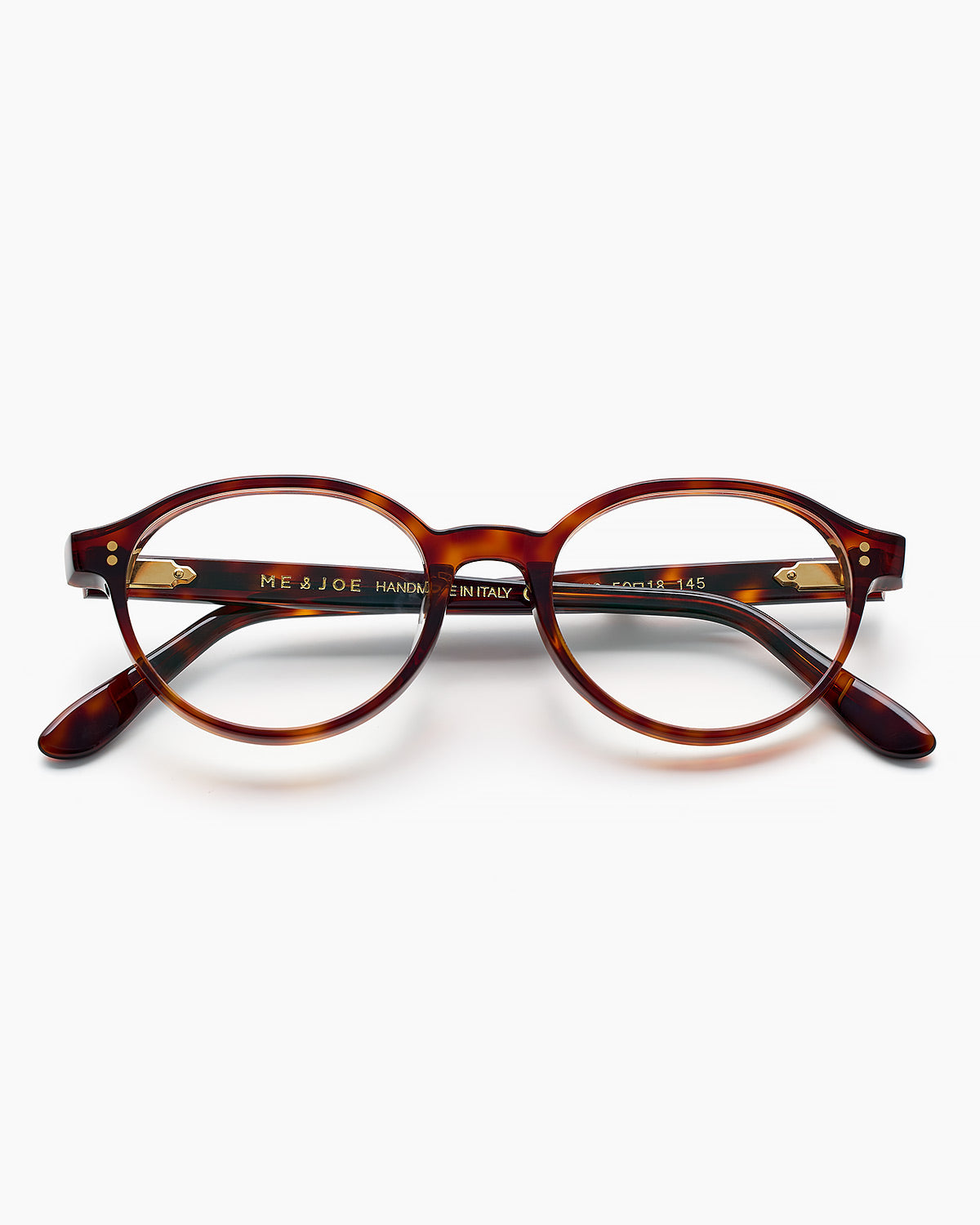 ME & JOE Bowie tortoise optical glasses – front view