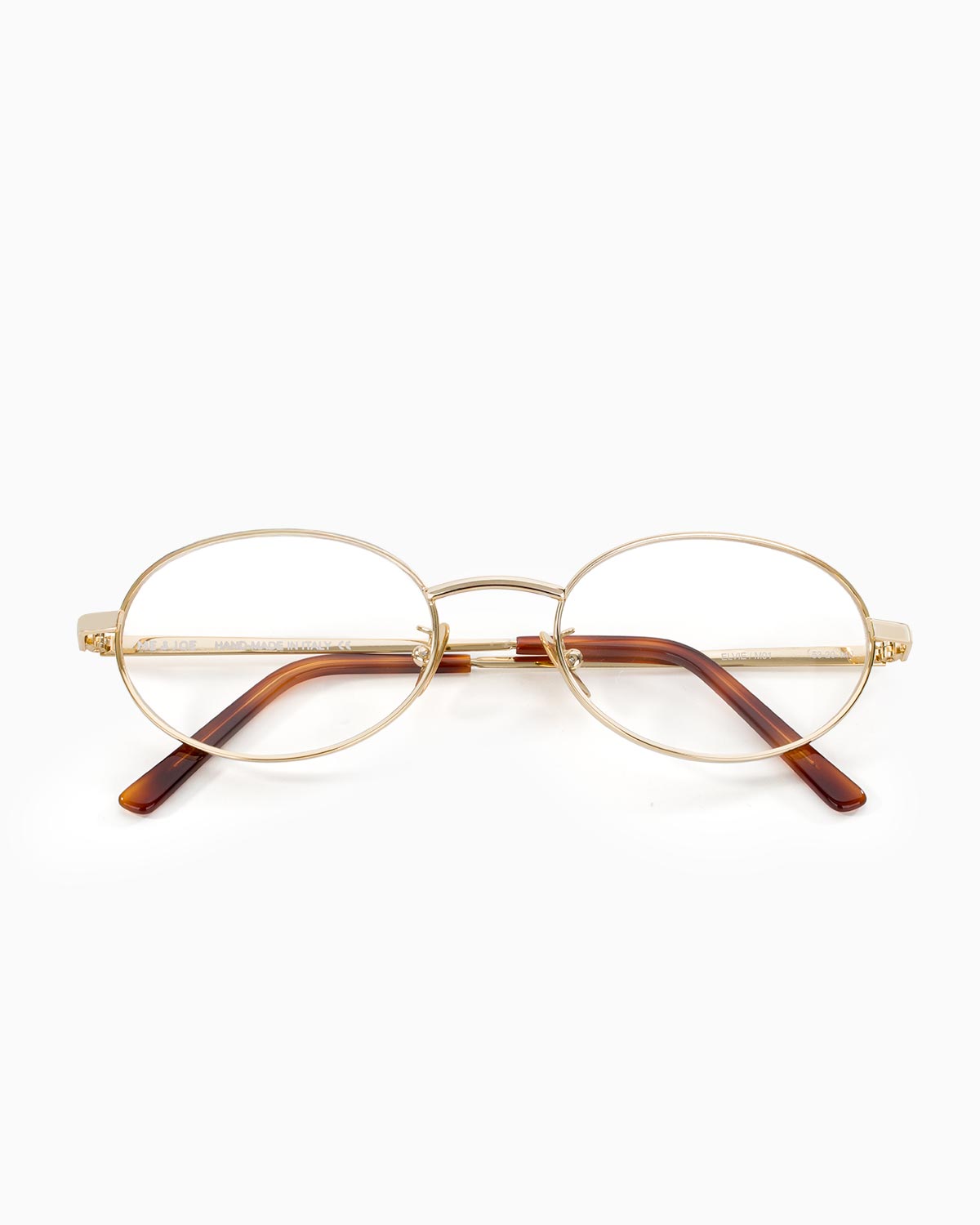 ME & JOE Elvie gold optical glasses – front view