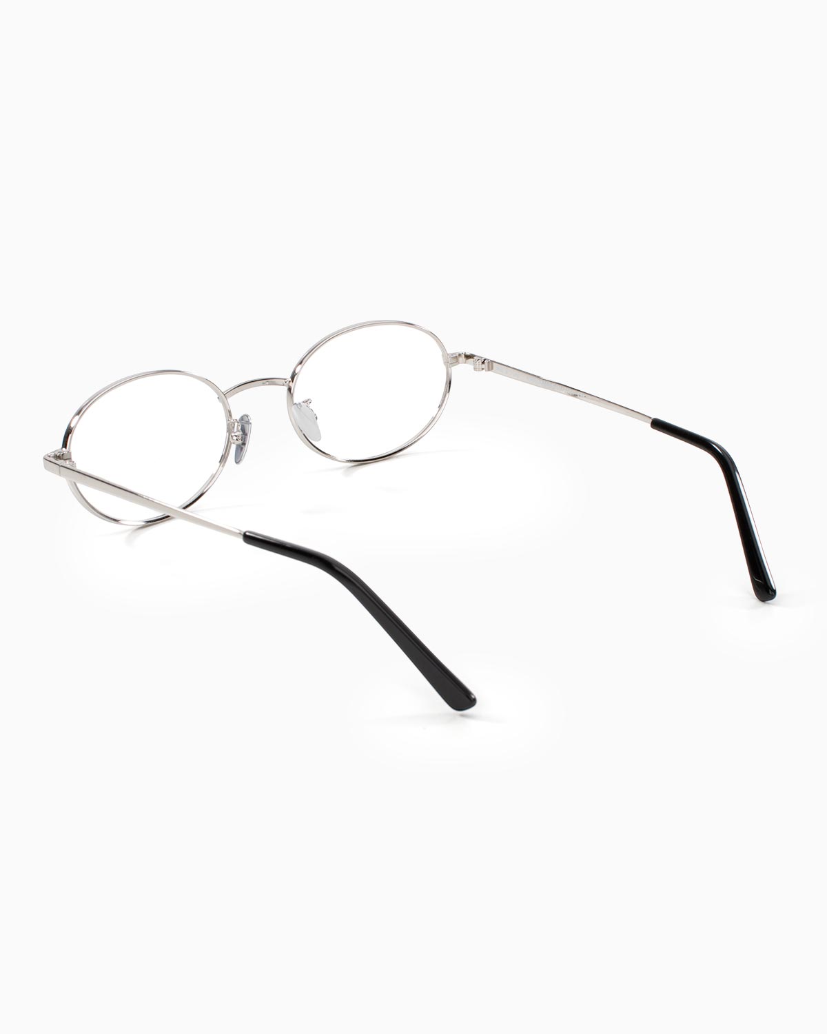 ME & JOE Elvie silver optical glasses – three-quarter view