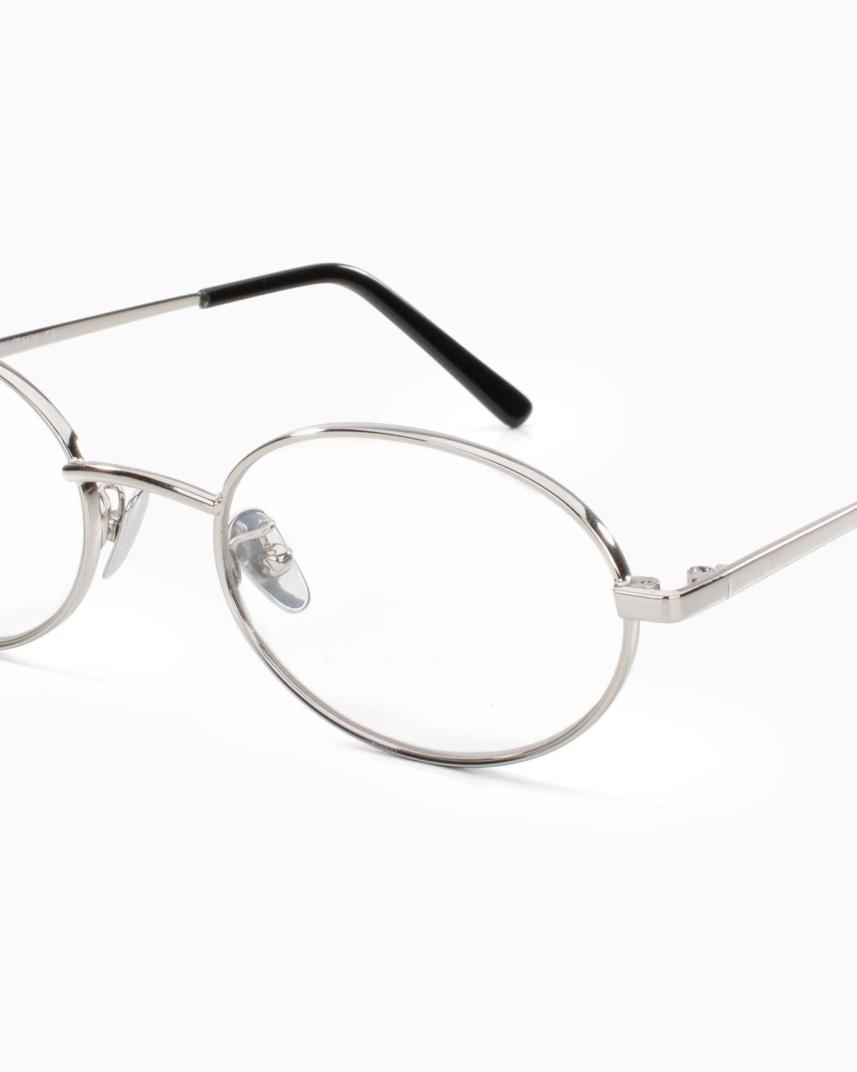 ME & JOE Elvie silver optical glasses – detail view
