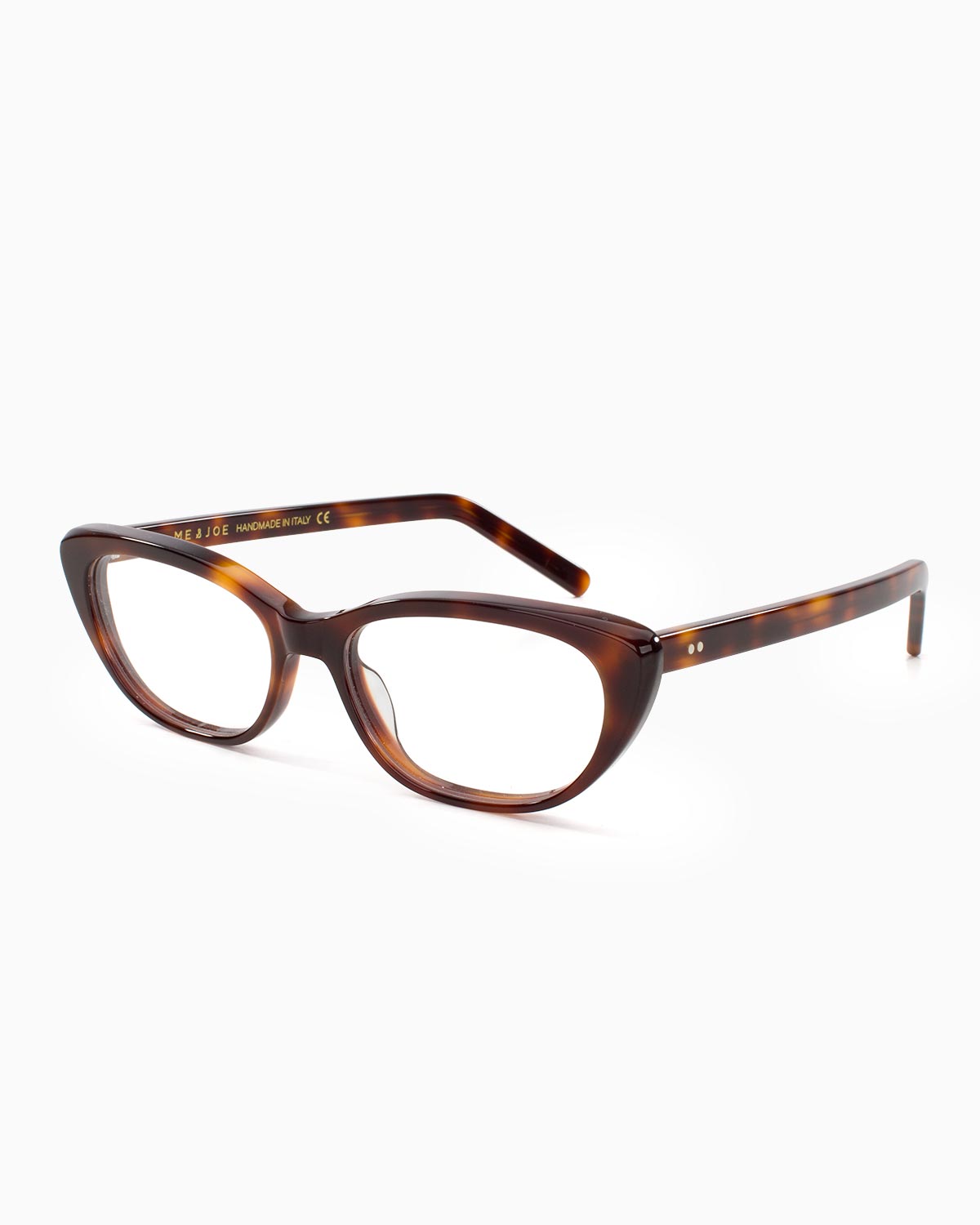 ME & JOE Emily tortoise optical glasses – three-quarter view