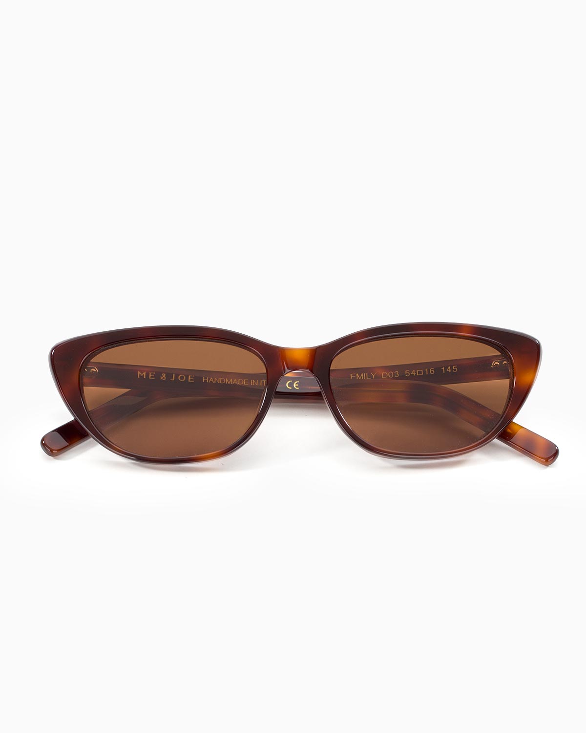ME & JOE Emily tortoise sunglasses – front view