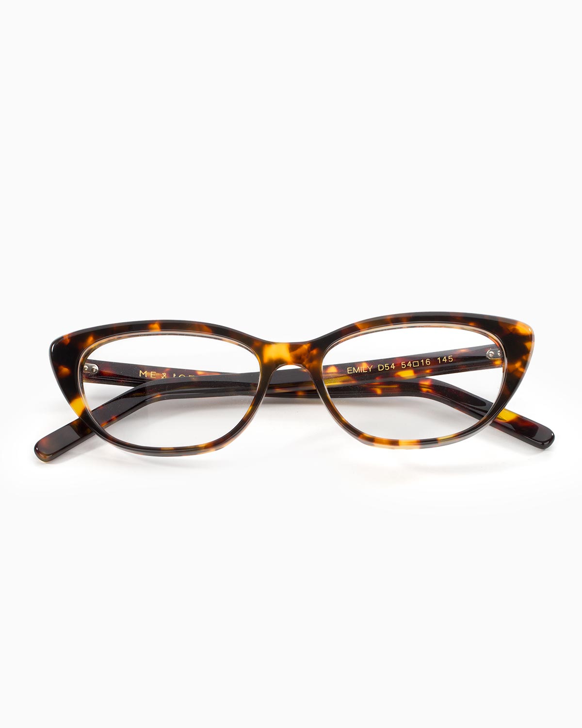 ME & JOE Emily spiced tortoise optical glasses – front view