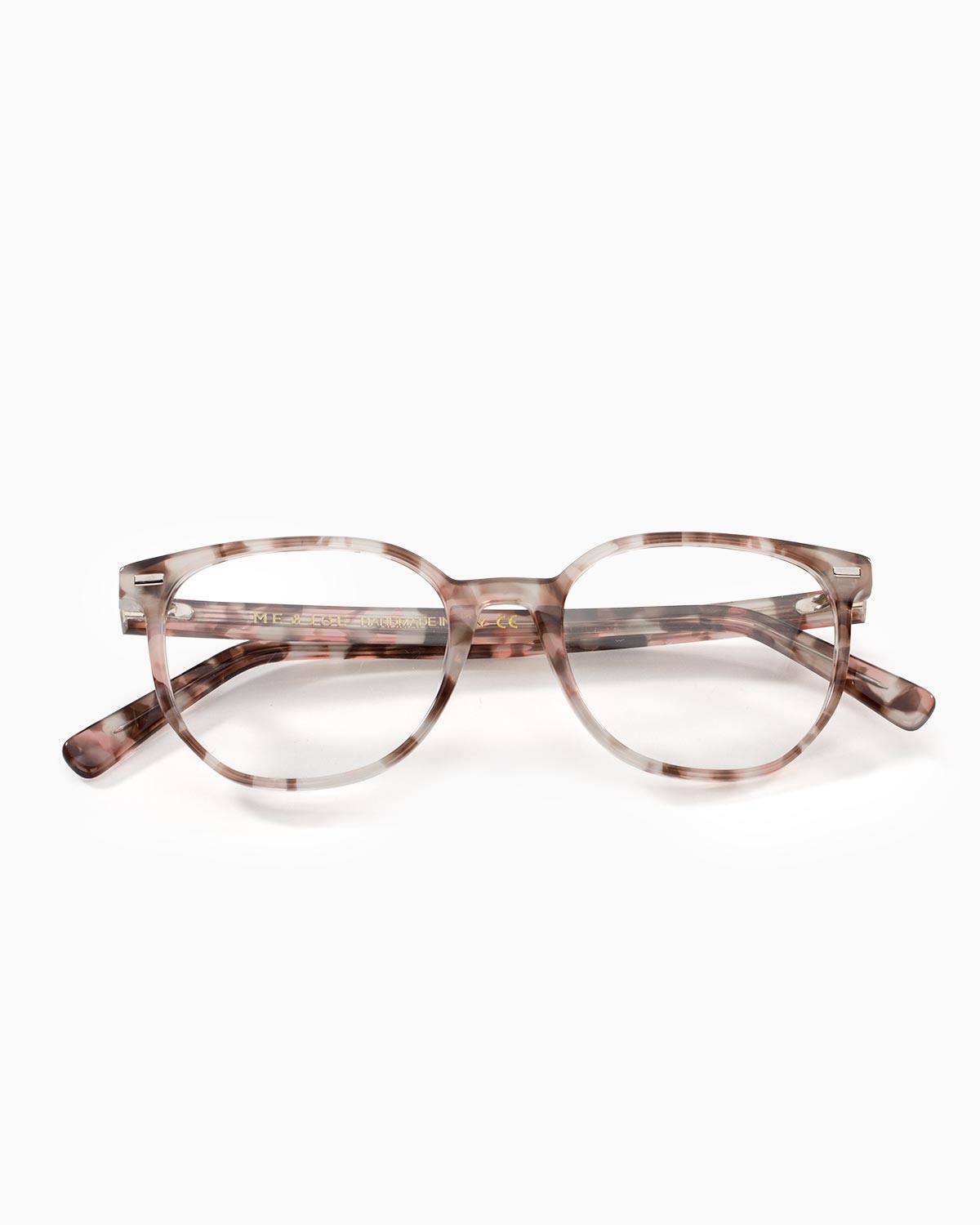 ME & JOE Eva pink tortoise optical glasses -front view