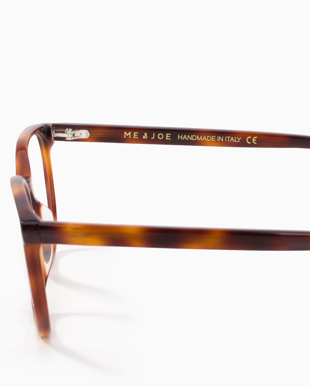 ME & JOE Eva tortoise optical glasses -temple and logo detail