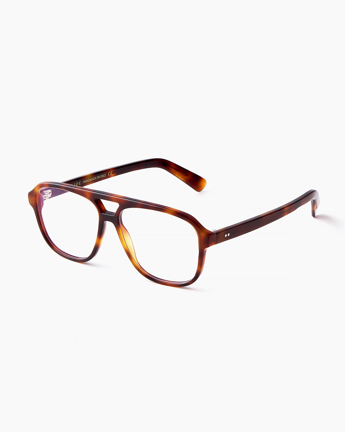 ME & JOE Hector tortoise optical glasses – three-quarter view