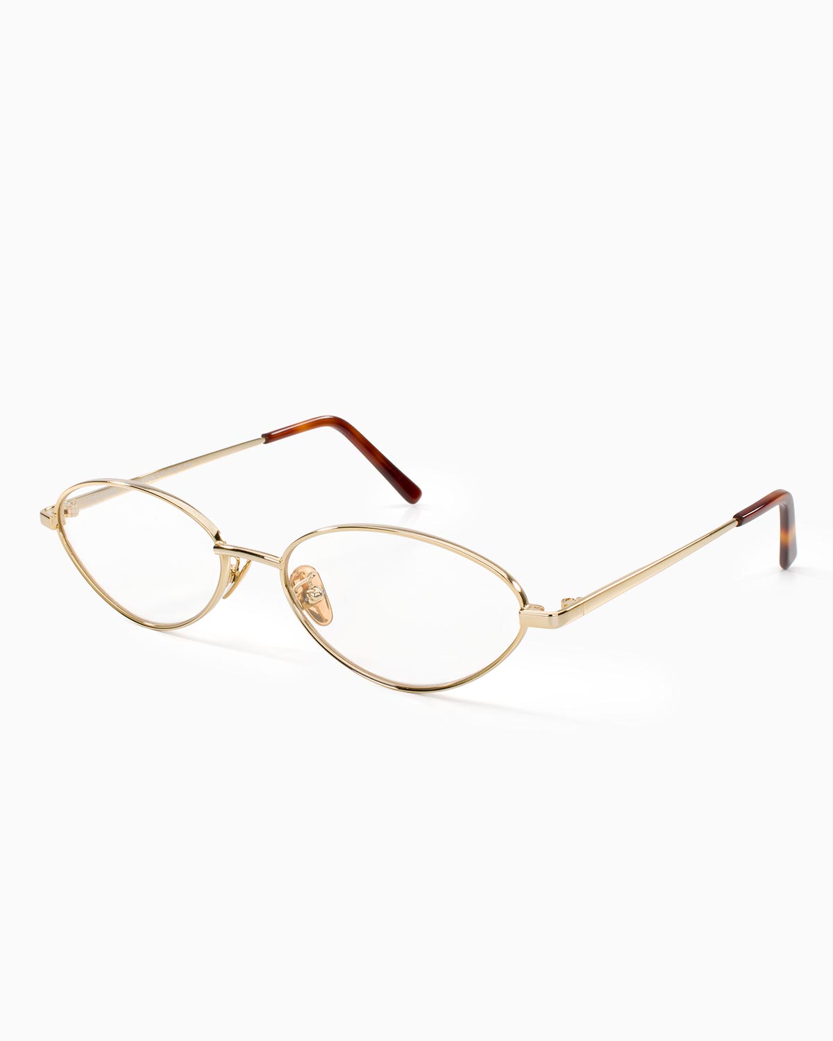 ME & JOE Lima gold optical glasses – three-quarter view