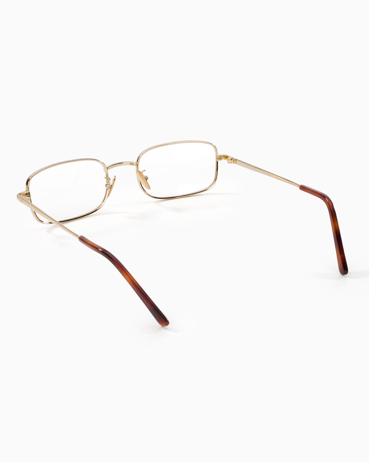 ME & JOE Luca gold optical glasses – rear three-quarter view