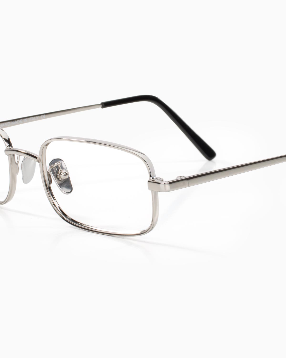 ME & JOE Luca silver optical glasses – frame detail