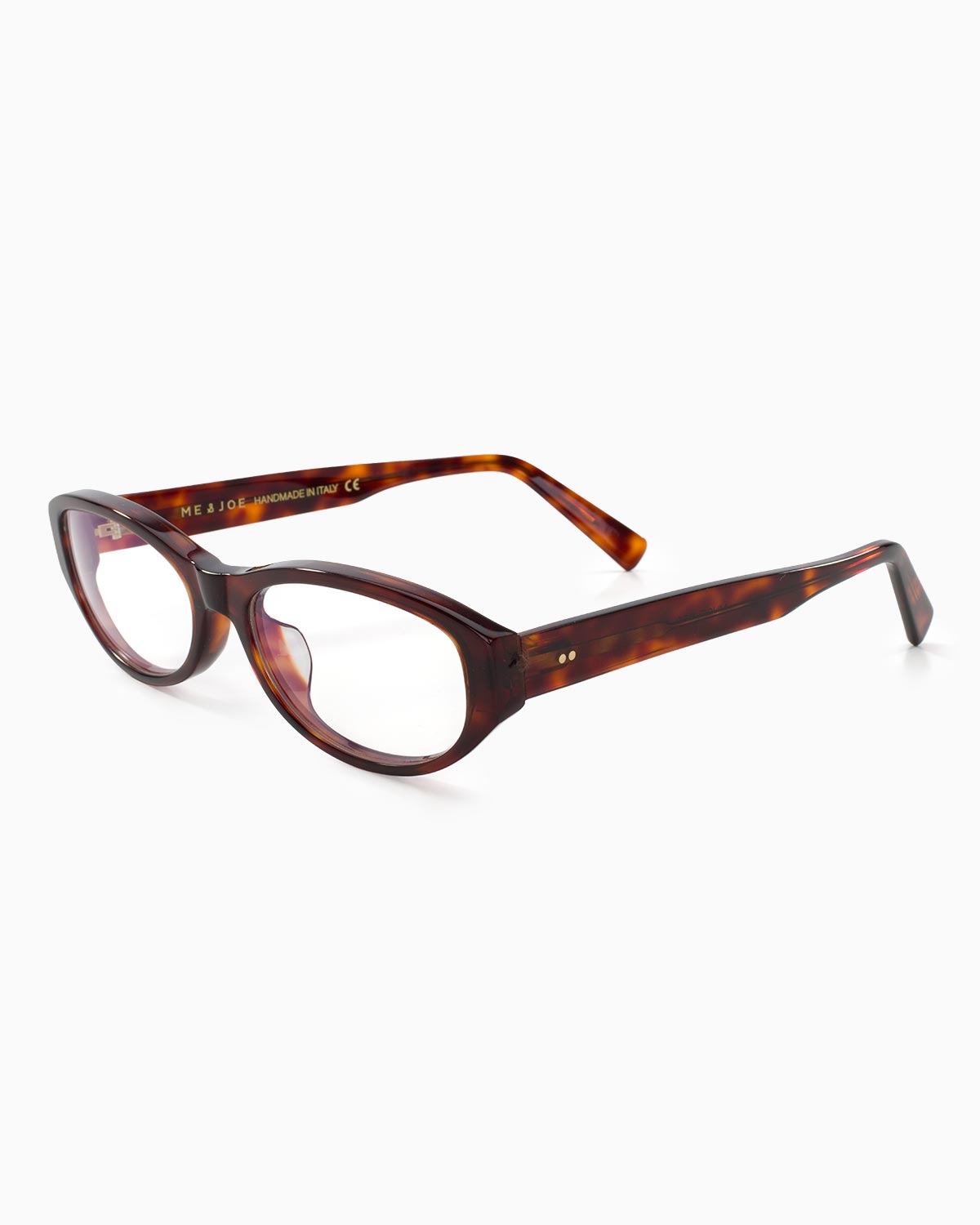ME & JOE Muse cherry tortoise optical glasses – front three-quarter view