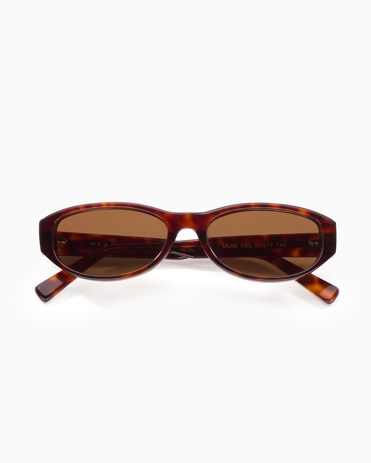 ME & JOE Muse cherry tortoise sunglasses – front view