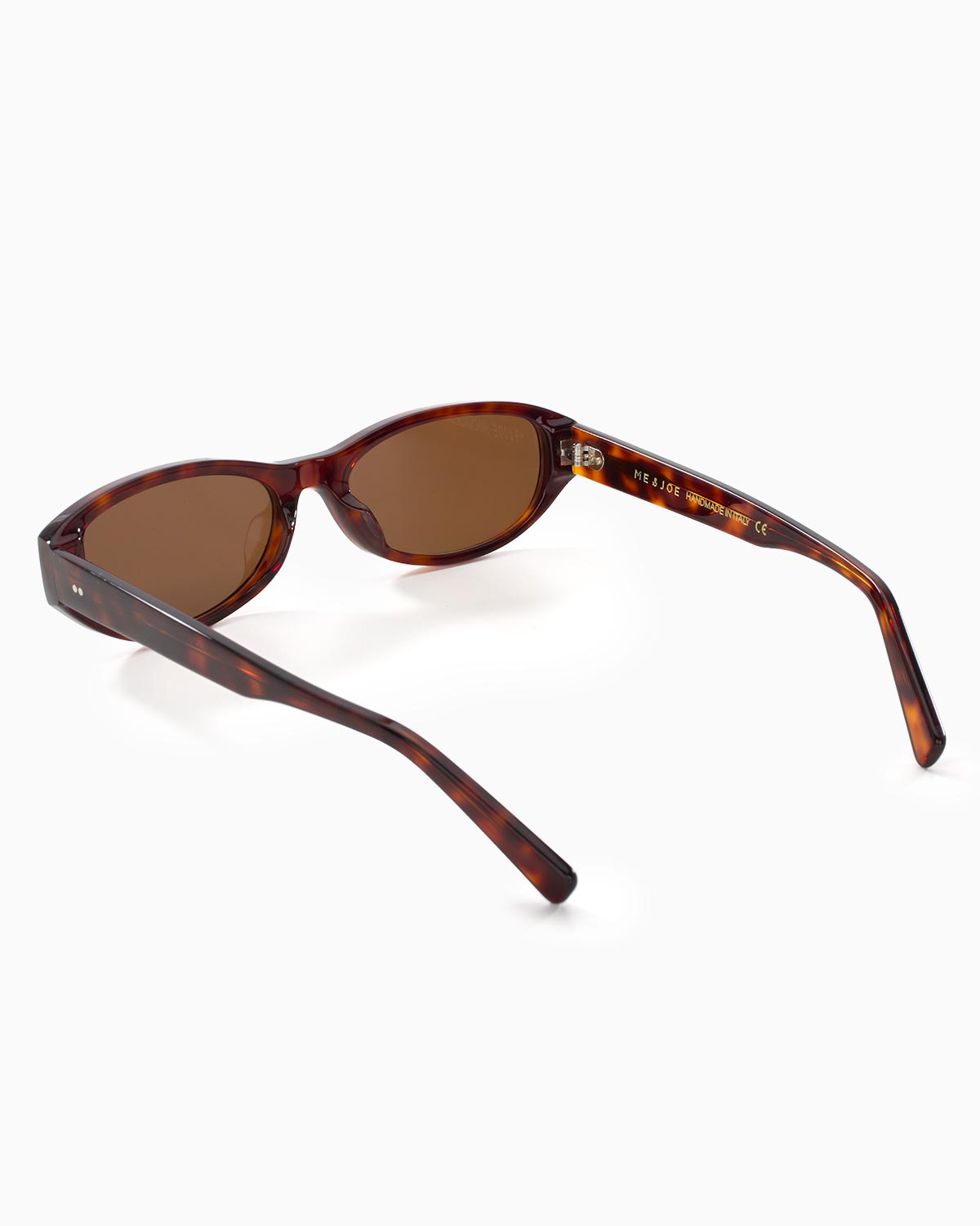ME & JOE Muse cherry tortoise sunglasses – rear three-quarter view