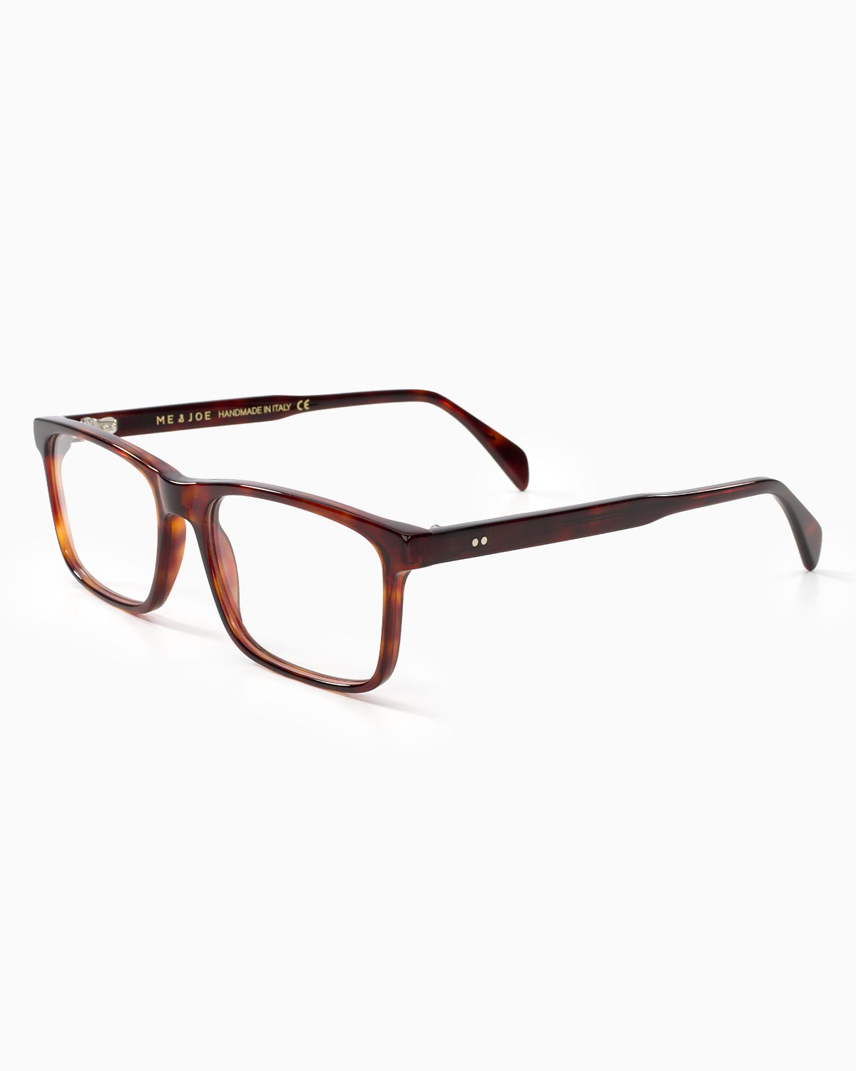 ME & JOE Nero tortoise optical glasses -front three-quarter view
