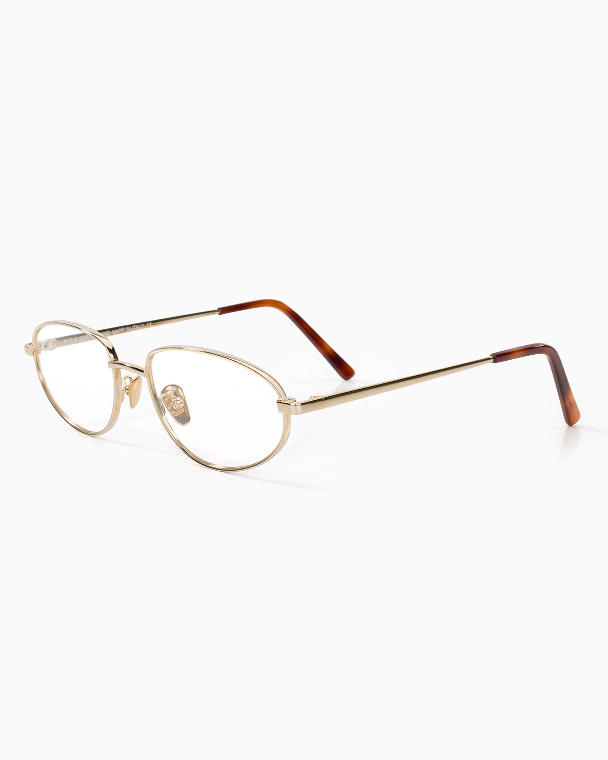ME & JOE Noma Gold optical glasses – front three-quarter view