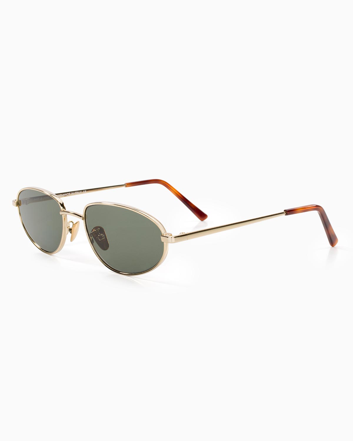 ME & JOE Noma gold sunglasses – front three-quarter view