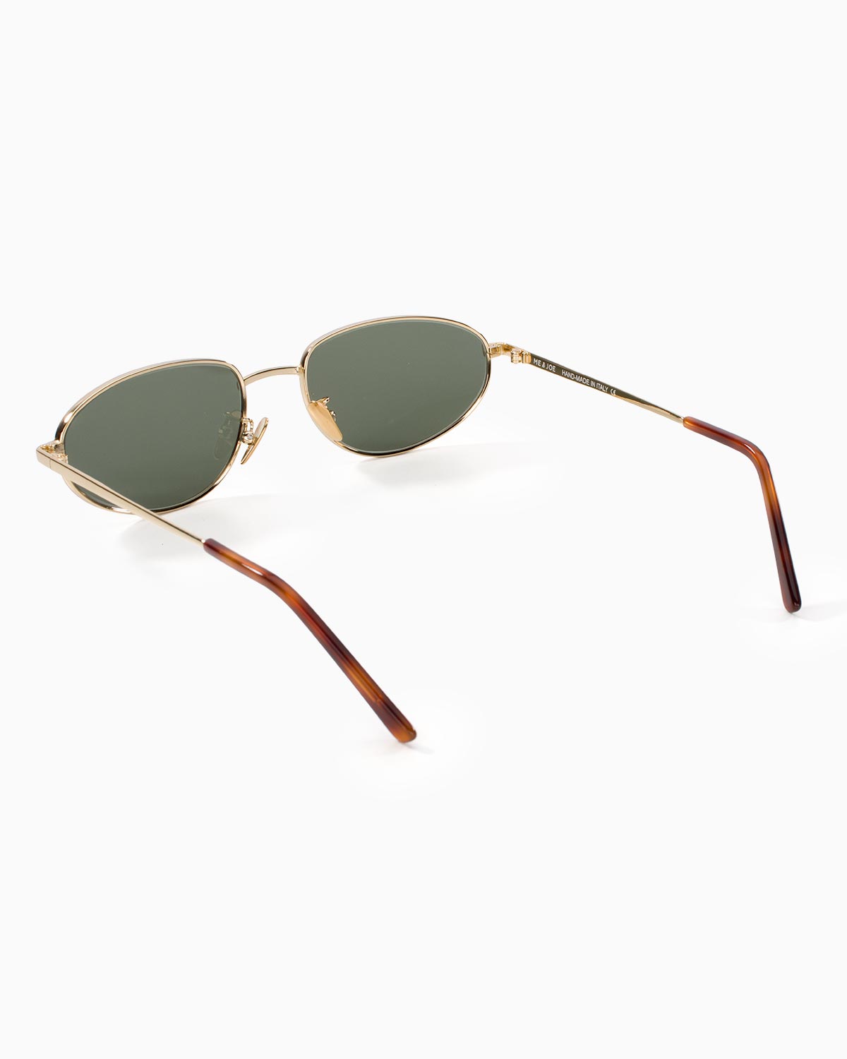 ME & JOE Noma gold sunglasses – rear three-quarter view