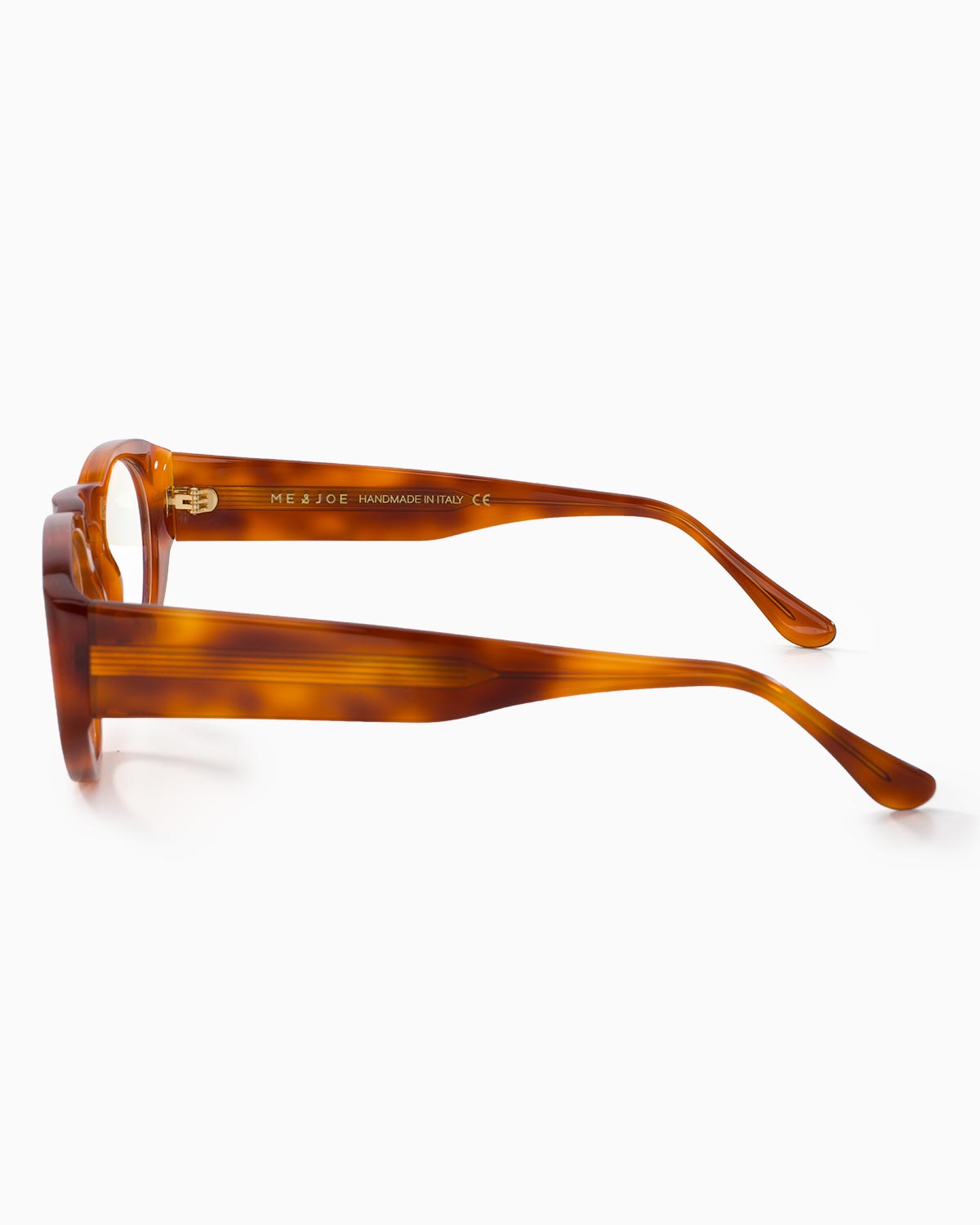 ME & JOE Onassis havana optical glasses – side view