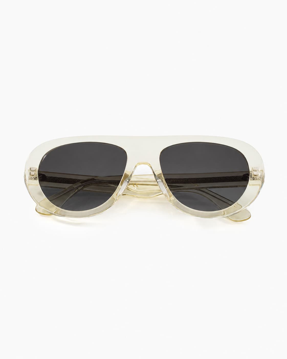 ME & JOE Riviera crystal champagne sunglasses-front view