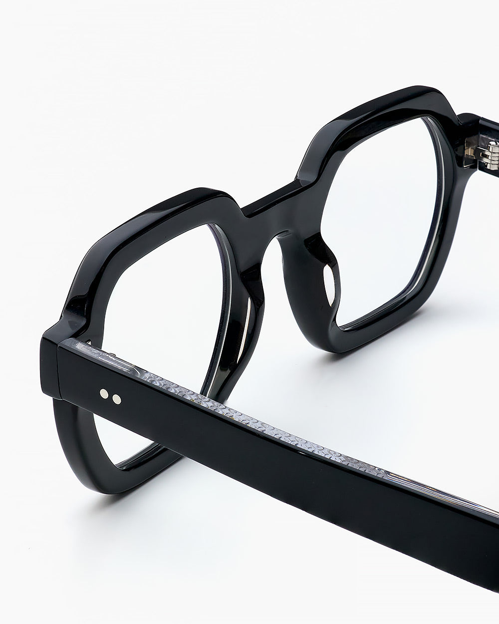 ME & JOE Sandro black optical glasses – angled view
