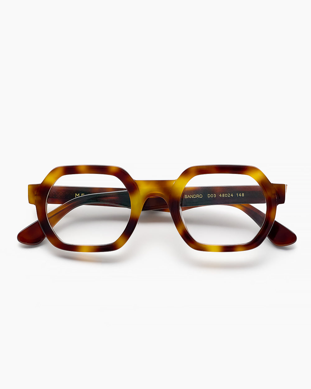 ME & JOE Sandro tortoise optical glasses – front view