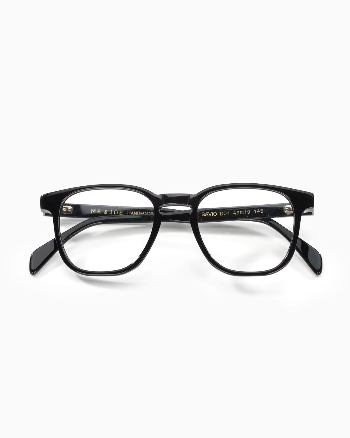 ME & JOE Savio black optical glasses -front view