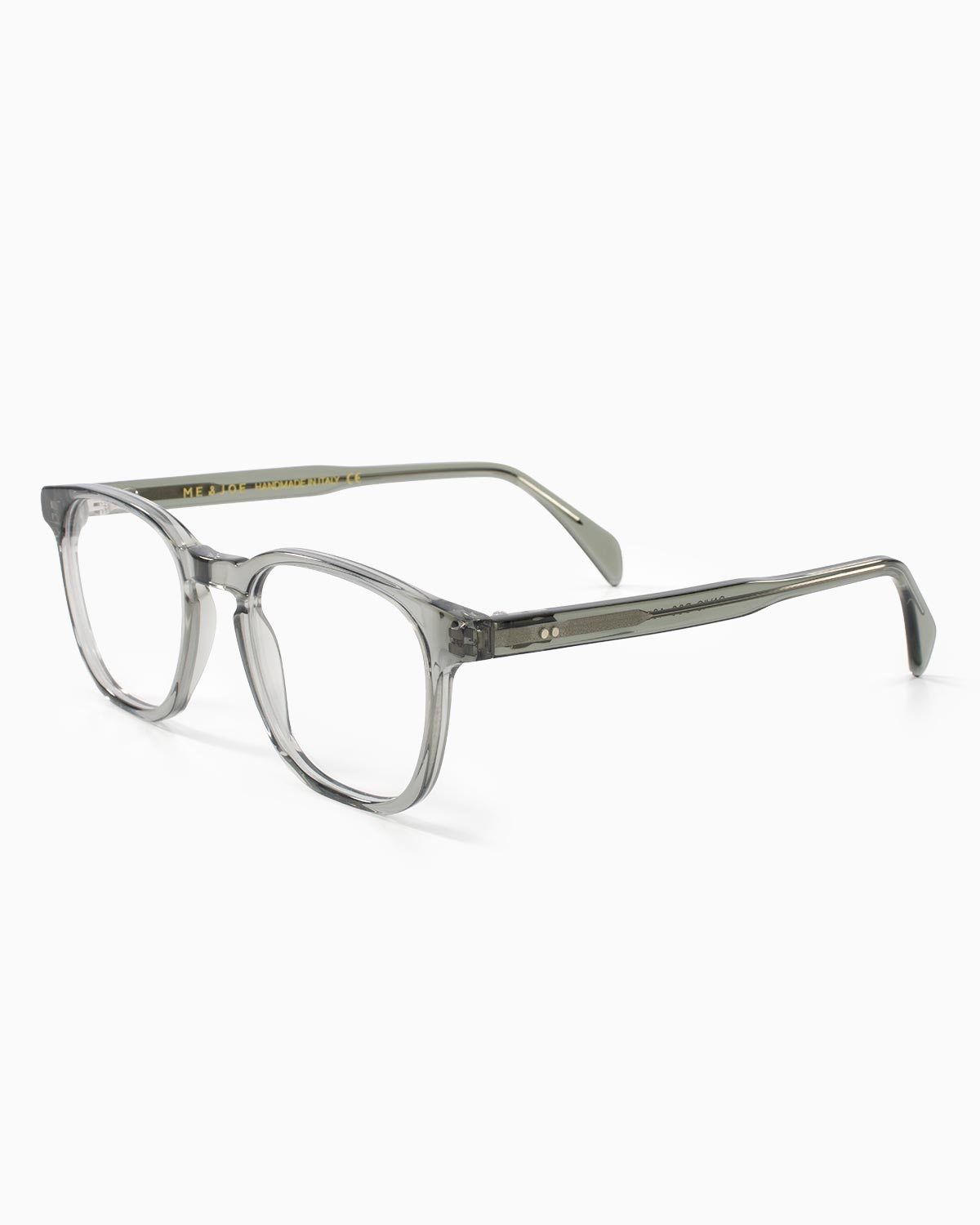 ME & JOE Savio pistachio green optical glasses -front three-quarter view