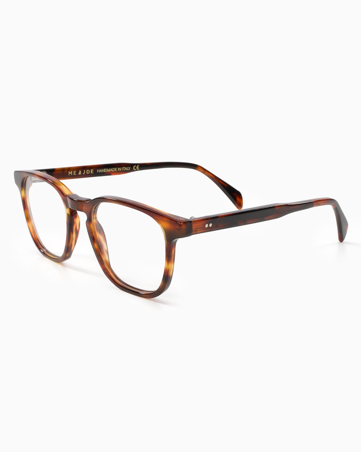 ME & JOE Savio tortoise optical glasses -front three-quarter view