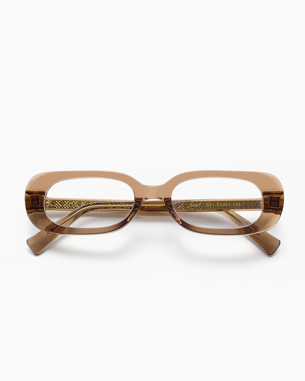 ME & JOE Gaby mocha optical glasses – front view