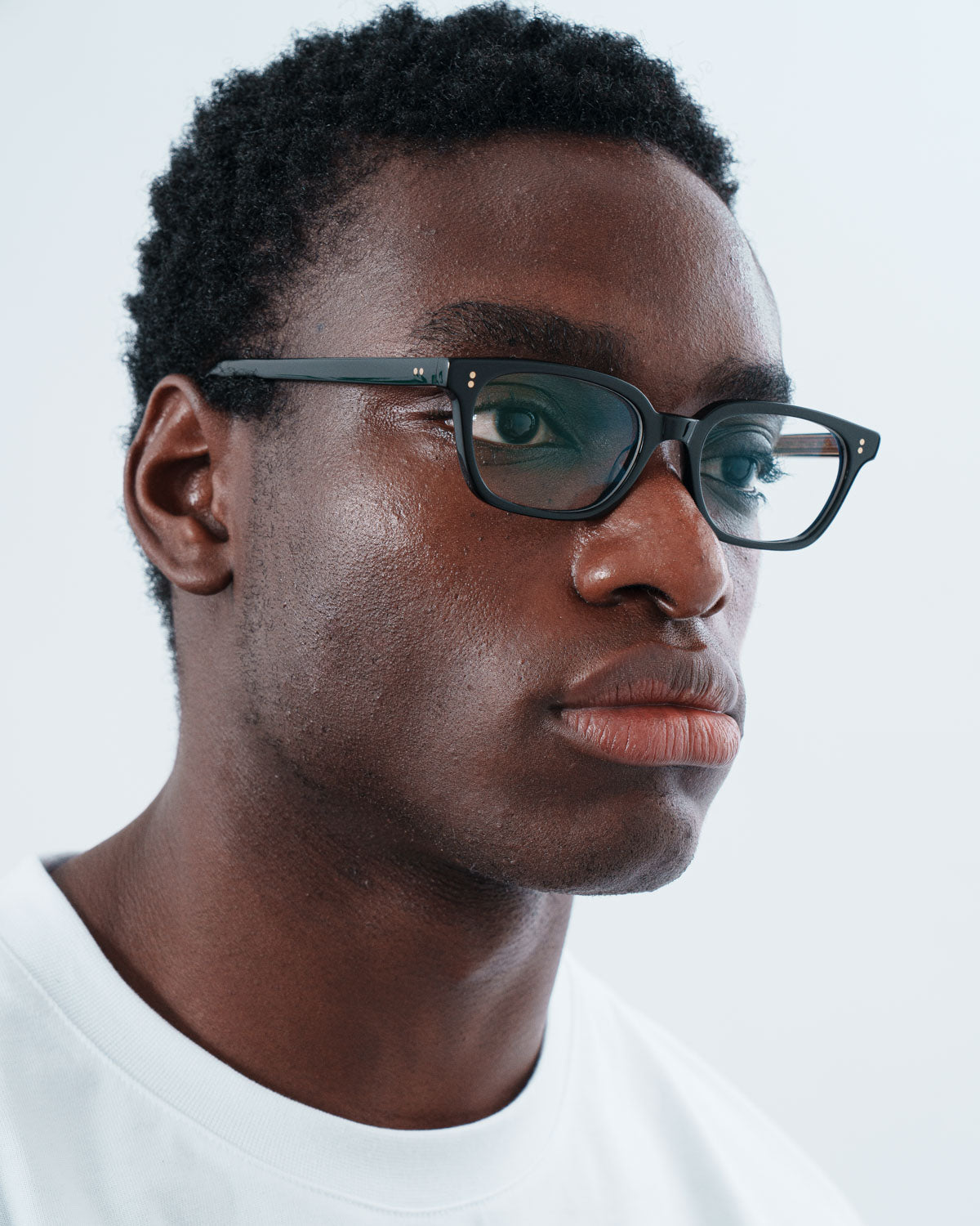 ME & JOE alba black optical glasses – three-quarter view