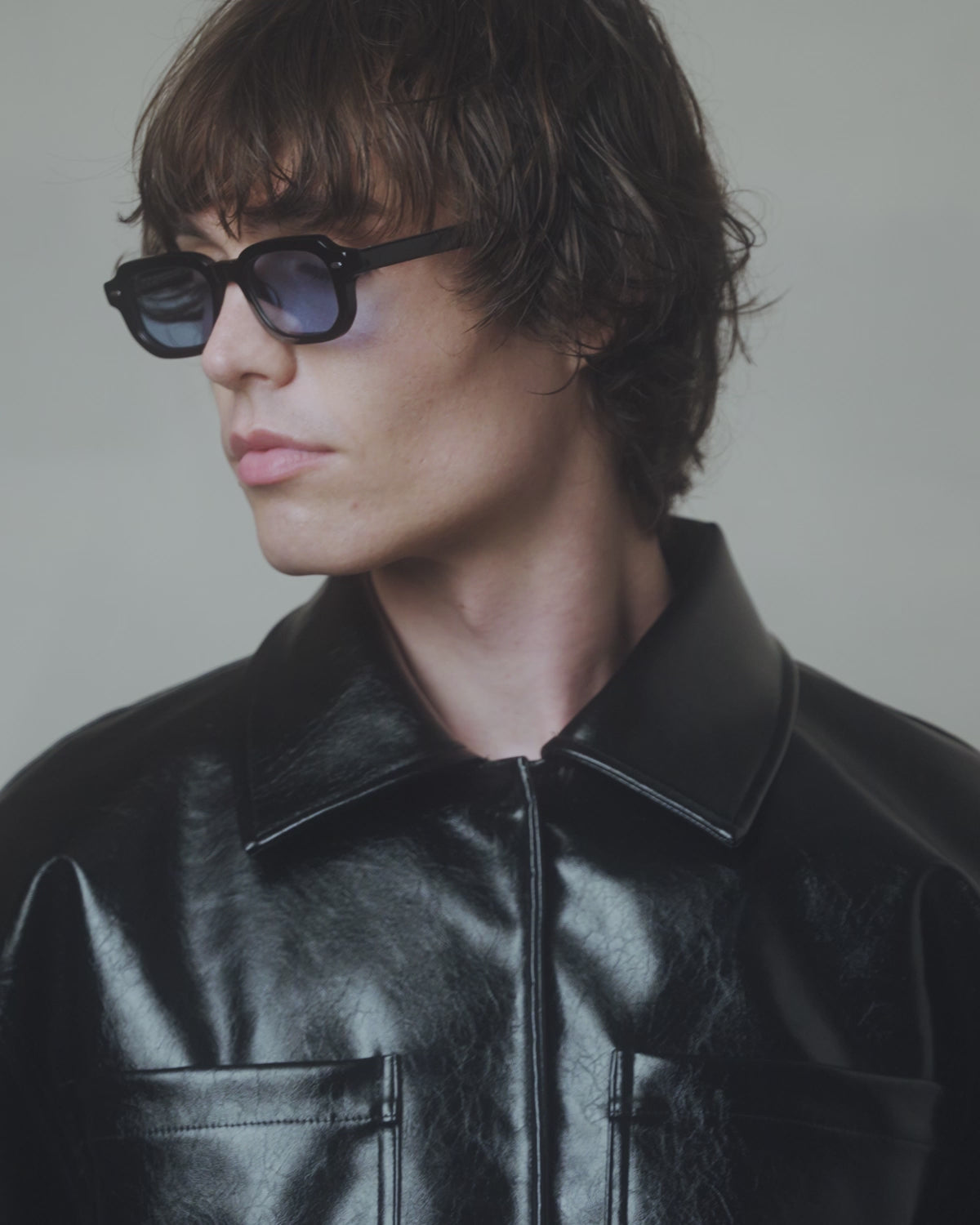 SUNGLASSES-MEN-UNISEX-CUSTOMELENSES-BLUEJEAN-DRAKE-Black Video |BLACK CUSTOM LENSES-BLUE JEAN