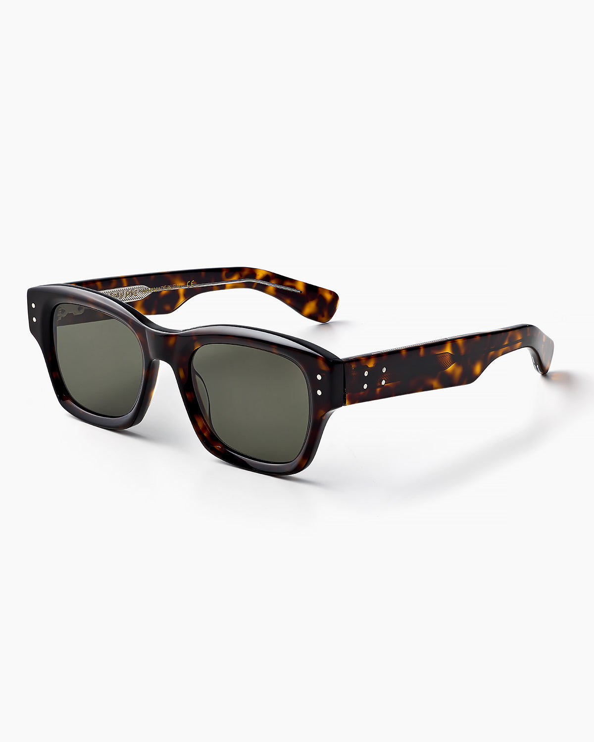 ME & JOE Nolan tortoise sunglasses – three quarter view